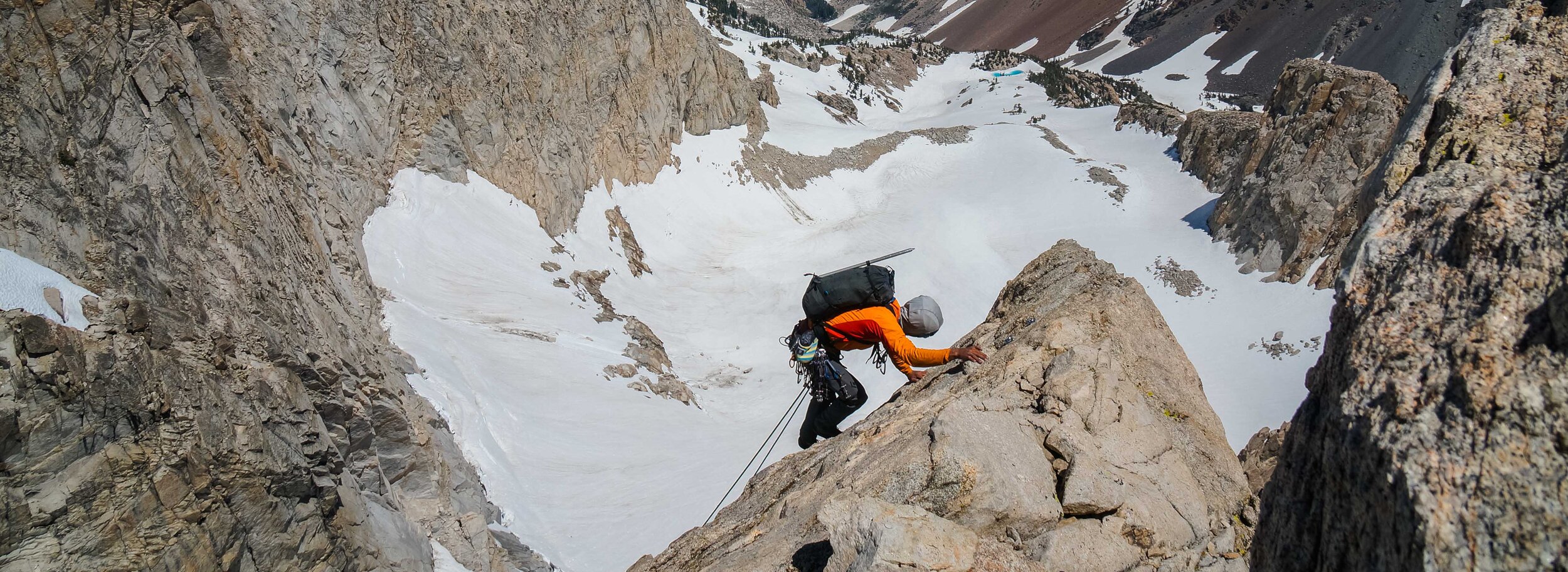 Matterhorn Peak, California. North Arete climb (5.7). A classic